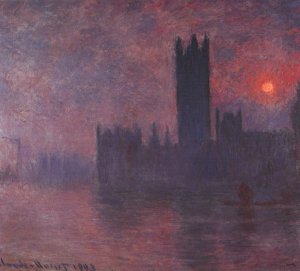 London: Houses of Parliament at Sunset