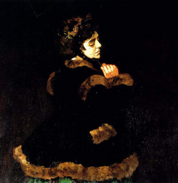 Woman In A Green Dress (detail)