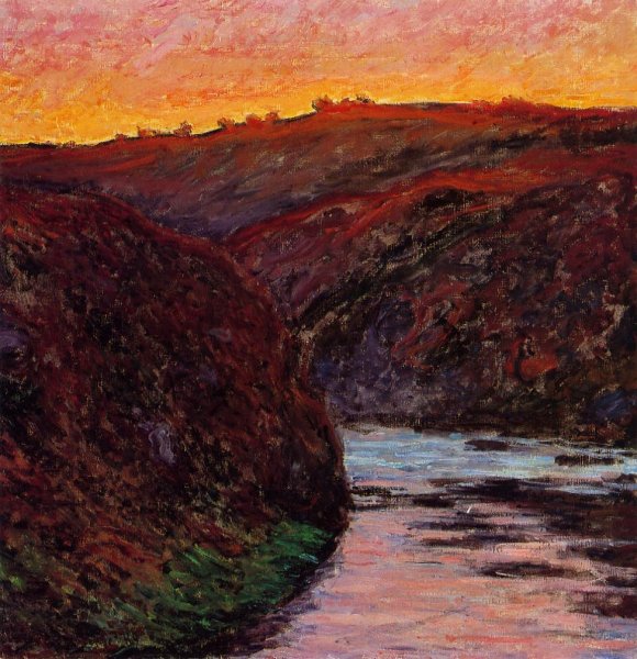 Valley of the Creuse, Sunset I