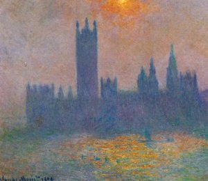 Houses of Parliament, Effect of Sunlight in the fog