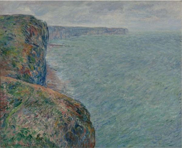 La Mer Vue Des Falaises