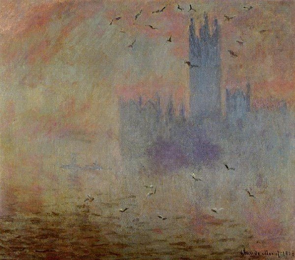 Houses Of Parliament Seagulls