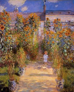 Monets Garden At Vetheuil