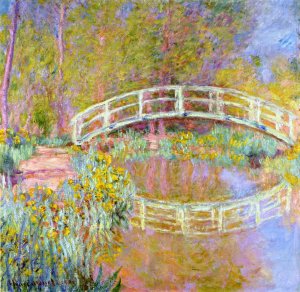 The Bridge Over The Water Lily Pond