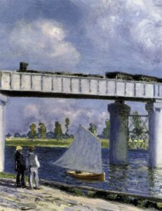 The Railway Bridge at Argenteuil (detail)