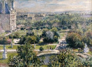 View of the Tuileries Garden (detail)