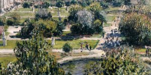 View of the Tuileries Garden (detail)