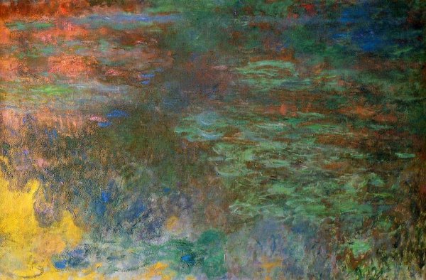 Water-Lily Pond, Evening (right panel)