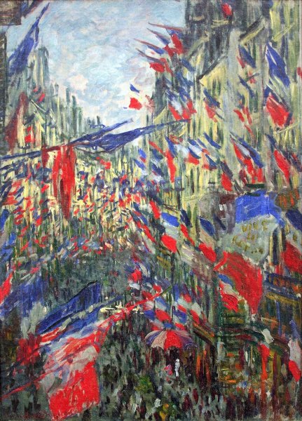 Rue Montargueil with Flags