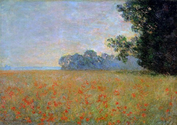 Oat and Poppy Field2 1890