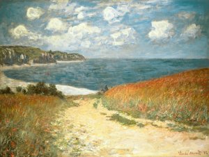 Chemin dans les Bles a Pourville