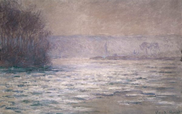 Ice Floes on the Seine near Bennecourt