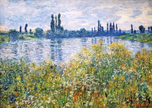 Flowers on the Banks of Seine near Vetheuil