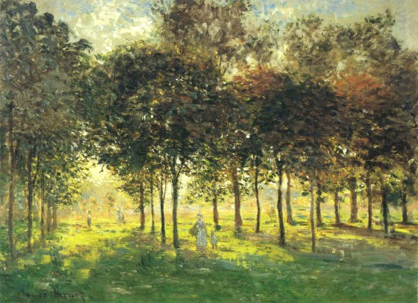 The Promenade at Argenteuil, Soleil Couchant