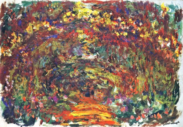 Path under the Rose Trellises, Giverny