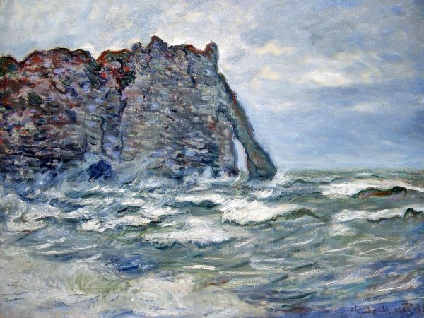 Port d'Aval, Rough Sea