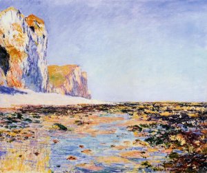 Beach And Cliffs At Pourville  Morning Effect