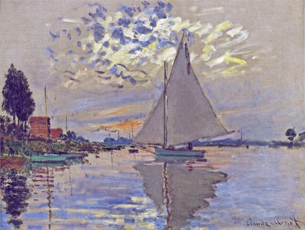 Sailboat At Le Petit Gennevilliers