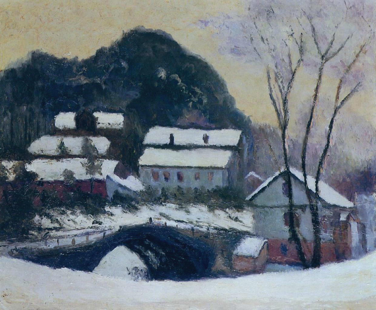 File:Claude Monet - Sandvika Village in the Snow (1895).jpg