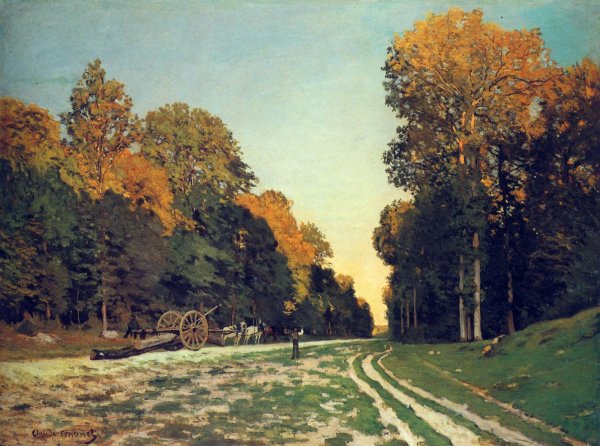 The Road From Chailly To Fontainebleau