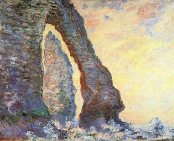 The Rock Needle Seen Through The Porte D Aval