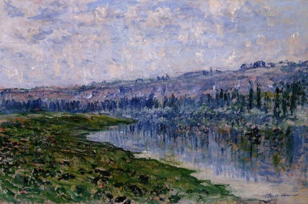 The Seine And The Chaantemesle Hills