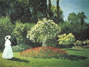 Claude Monet - Jeanne Marguerite Lecadre In The Garden