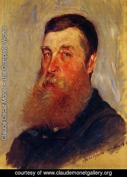 Claude Monet Portrait Of An English Painter Bordighera Painting ...
