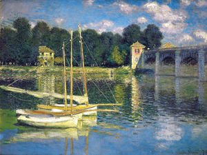 Claude Monet - The Bridge At Argenteuil