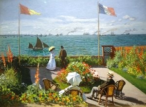Claude Monet - Terrace at the Seaside, Sainte-Adresse